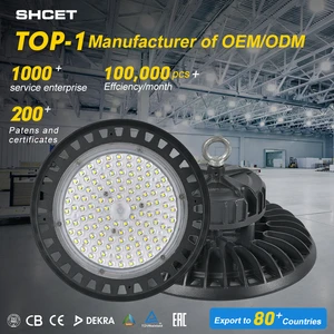 Factory OEM UFO Led High Bay Light Point Lens 50W~400W Led High Bay Light Warehouse Industry Shop Ceiling LED High Bay Light