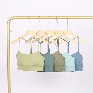Women's Plus Size Y-Shaped Sports Vest Women's Chest Pads Sexy Thin Underwear Beautiful Back Fitness Yoga Top Camisole