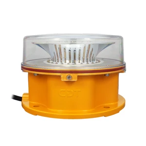 ICAO FAA Standard L864 L885 Red LED Flashing Type B Medium Intensity Obstruction Light/Aviation Obstacle Light for Towers