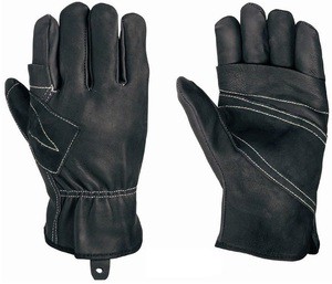 En420 Heavy Duty Reinforced Palm Anti Slip Cut Resistant Leather Puncture Proof Fire Proof Waterproof Self Defense Safety Glove
