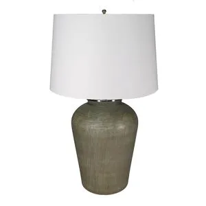 D18x28.5 Glass Table Lamp
