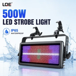 Professional Stage Strobe Light Zone Control IP65 Waterproof 500W LED Effect Light RGBW 4in1 Pixel DMX512