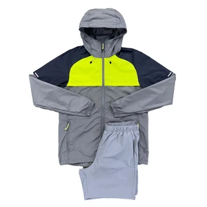 Customizable Men's High Quality Spring Streetwear Breathable Windbreaker Sets with Logo Zipper Style
