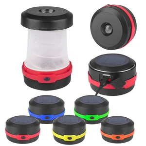 IP65 Portable Lantern Collapsible Camping Light Solar Tent Lighting Outdoor USB Rechargeable Light Waterproof LED Fishing Lamp