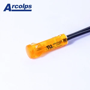 Professional Neon LED Indicator Light 110V Red Clear Blue Industrial Control Panel Signal Lamp Equipment Plastic Component