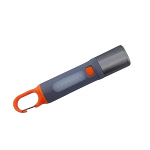 Factory OEM Multifunctional Home&Outdoor Emergency Camping Lighting ABS Body Super Bright USB Telescopic Focusing LED Flashlight