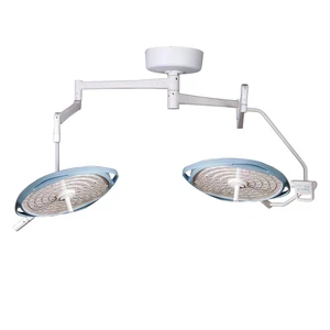 China Zenva Medical LED Ceiling Lamp Double Dome Lights Operating Lamp