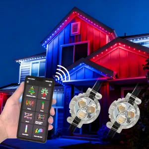 House Eaves Lighting Permanent Outdoor Aluminum Track Led Christmas Decoration LED Point Light Source Point Lightr 300ft 150ft