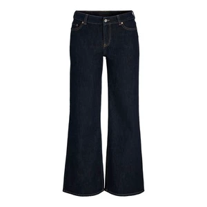 Women's Casual Loose Fit Mid Waist Wide Leg Denim Jeans Winter Good Quality Quick Dry Snow Wash Comfortable Cotton Fabric