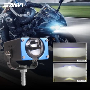 S101 12V Car Grille Light LED Work Light Spotlight Mini 1.5 Inch Bi Led Projector IP67 Waterproof for Motorcycle Truck SUV ATV