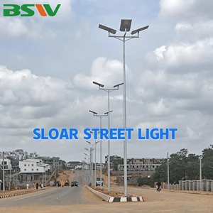 High Quality 120w Ip66 Waterproof All in One Solar Street Light Outdoor Solar Street Lamp