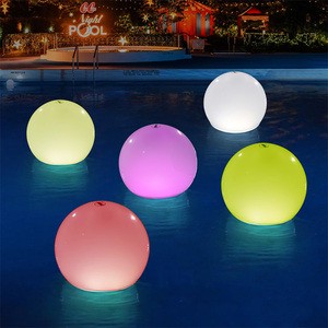 2025 Hot Sale Floating Ball Lights 3''*3'' Waterproof Solar Round Pool Lights Solar Powered Glow in the Dark for Party Beach