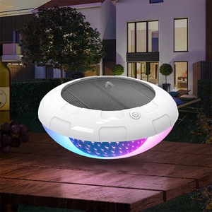 2026 New Arrival Floating Lights Waterproof Flamingo Round Pool Lights Solar Powered Glow in the Dark Solar Floating