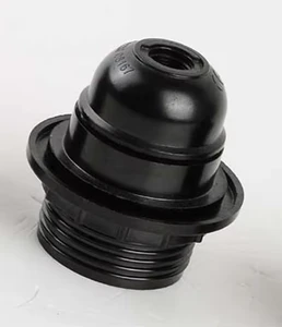 Floor Lamp E27 Lamp Holder Whole Tooth Black Bakelite Body Self-locking Screw Light Bulb Socket Lighting Accessories Diy