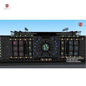 Fully Stage Led Headlight Stage Effects Machine Stage Lights Professional Audio Music Festival
