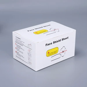 50 PCS/Box Disposable CPR Training Barrier Face Shield Breathing Mask