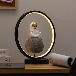 USB Plug Led Decoration Kids Room Lights Yoga Meditation Bedroom Resin Astronaut Statue Modern Table Night Lamps Home Decor