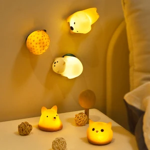 Modern LED Touch Night Light For Baby Mini Bedroom Kids Lamp With USB Color Changing Silicone Night Light
