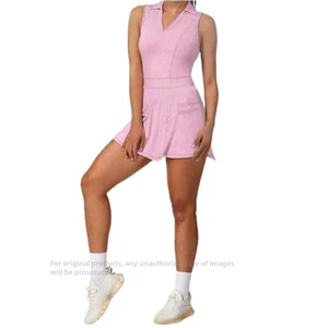 Original Design Sleeveless Yoga Top with Skirt Quick Renderings Available Plus Size for Yoga Practice & Gym Workouts