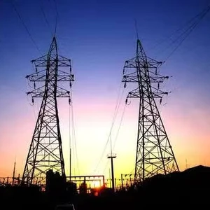 Hot Dip Galvanized Angle Steel Pipe Guyed Lattice Tower Transmission Line Power Tower & Telecom Antenna Mast for Power