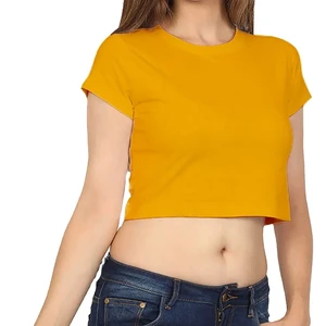 2025 Casual Plus Size Sexy Women's Fashion Crop Top Custom Design