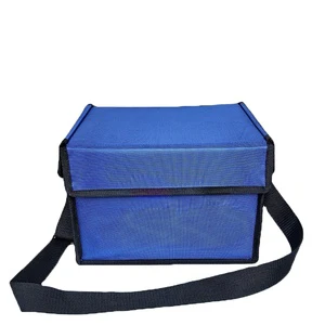 Portable Medical Blood Cooler Bag With Ice Pack Portable Shoulder Strap Medical Vaccine Cold Chain Box