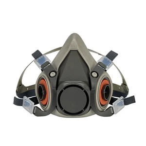 Best Sellers Industrial 6200 Half Face Gas Mask Reusable Dust Proof Respirator Use With Filter Cartridge For Respiratory Safety