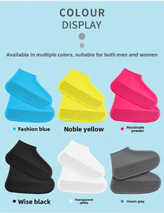 Waterproof Shoe Covers, Silicone Rain Shoe Cover Non-Slip Water Resistant Overshoes Outdoor Cycling Protectors for Men Women Kid