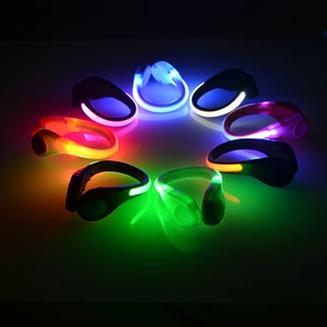LED Flash Shoe Safety Clip Light for Night Running Walking Reflective Shoes Accessories Decoration Lights