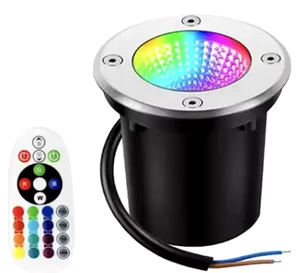 OEM ODM LED Inground Light Smart APP RGB Color Changing Remote IP65 Waterproof Buried Lamp Recessed Light LED Underground Lights