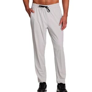 2025 New Hot Lightweight Canvas Sports Loose Drawstring Leg Elastic Casual Leisure Straight Pants Men's Sweat Pants