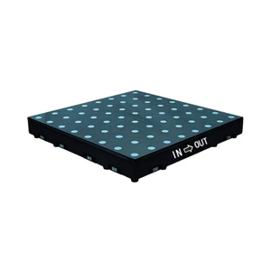 8x8 Magnet WirelessPixel LED Dance Floor with 3D Time Tunnel RGB Light IP65 PVC Matrix Light DMX512 Control & CRI90 for Dancers