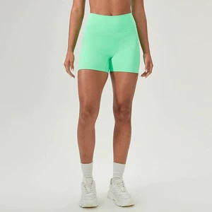 European American High-Waisted Peach Hips Women's Sports Shorts Sexy Tight-Fitting Quick-Drying Fitness Pants Plus Size