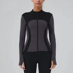 Women Yoga Active Tops | Stretch Training Wear Customized Color & Logo Spandex/Polyester Front Logo