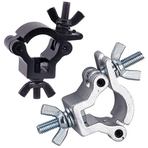 Fit for (19-23)mm Half Couler Truss Clamp, Light Duty Mount O Stage Lighting Clamp for Dj Lights,par Lights Dj Light Clamps
