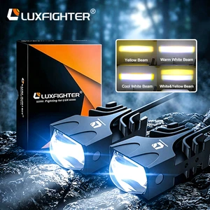 2200LM High Brightness 50W DC12-16V LED Grille Light LUXFIGHTER 2026 3000K/4300K/6500K Aluminum Acrylic Fanless 1-Year Warranty