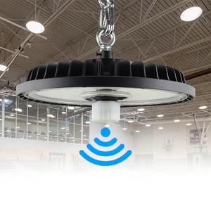 High Lumen Smart Motion Sensor Dimmable 100w 150w 200w 240w Industrial Led Ufo High Bay Light for Warehouse