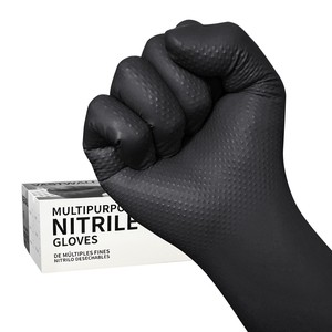 XINGYU Manufacture Wholesale Safety Gloves Disposable Powder Free Nitrile Gloves Powder Free Black Diamond Nitrile Gloves