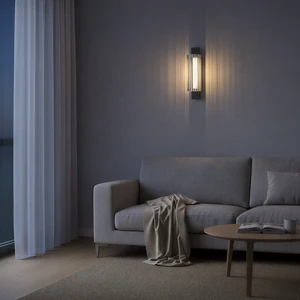 Luxury Design Glass Wall Lamp Aluminum LED Warm Light for 220V Home Office and Bedroom