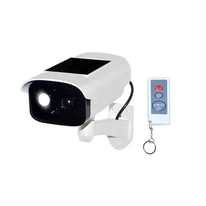 Solar Panel Light Motion Sensor Security with Alarm CCTV Camera IP65 Rated LED Farm Use