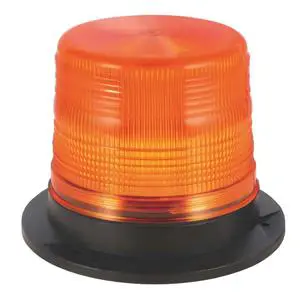 ECE R10 UKCA Amber 60LED Heavy Duty Amber Warning Beacon Light Emergency Strobe Flashing Lamp for Truck Forklift Durable IP67