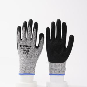 Professional Polyurethane Coated HPPE 13 Gauge Cut Resistant Anti-Slip Carpentry Gloves Strong Grip