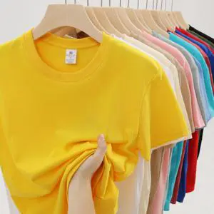 High Quality Heavyweight 180gsm Printed Embroidered Plain Tee Plus Size Women's T-shirts