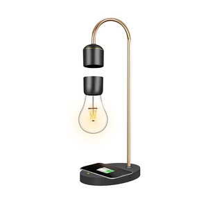 Magnetic Levitating Floating Lamp Wireless LED Light Bulb Desk Lamp, Unique Home Decor & Perfect Business Gifts