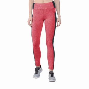 Women Casual Yoga Pants Seamless Leggings Mid Waist Crossover Workout Slim Fit Fitness Trousers