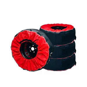 Wheelsky Factory Wholesale 600D Oxford Spare Wheel Cover Portable Winter Snow Car Tire Warmer Covers Waterproof Wheel Cover