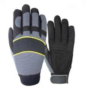 Safety Work Gloves Heavy Duty Mechanic Gardening Builders Cut Hand Protection Mechanic Gloves Factory Price LOW MOQ 2024