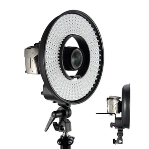 Camera LED Ring Light DVR-300DVC Studio Outdoor Video Light Panel CRI 95+ Photography Lighting Color Temp 3000K-8000K Adjustable