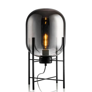 Glass Ball Desk Lamp Postmodern Scandinavian Table Lamp Hotel Cafe Bedroom Bedside Reading Table Lamp