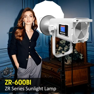 600W Professional Video Lighting Equipment for Live Photography Shoot 2700-6500K Photographic Lighting ZR-600BI Fast Shipping
